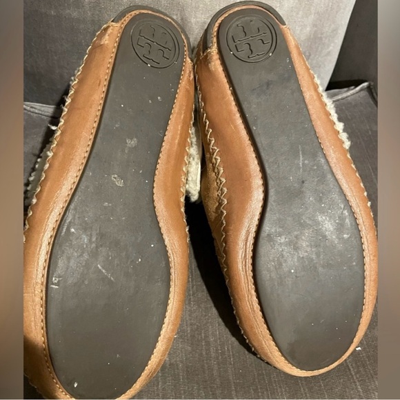 Tory Burch Shearling Suede Booties/Moccasins size 10 - Picture 5 of 5